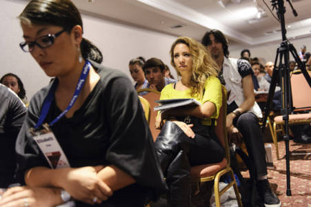 Photos of the New Music Seminar conference at the New Yorker Hotel, NYC. June 10, 2013.
